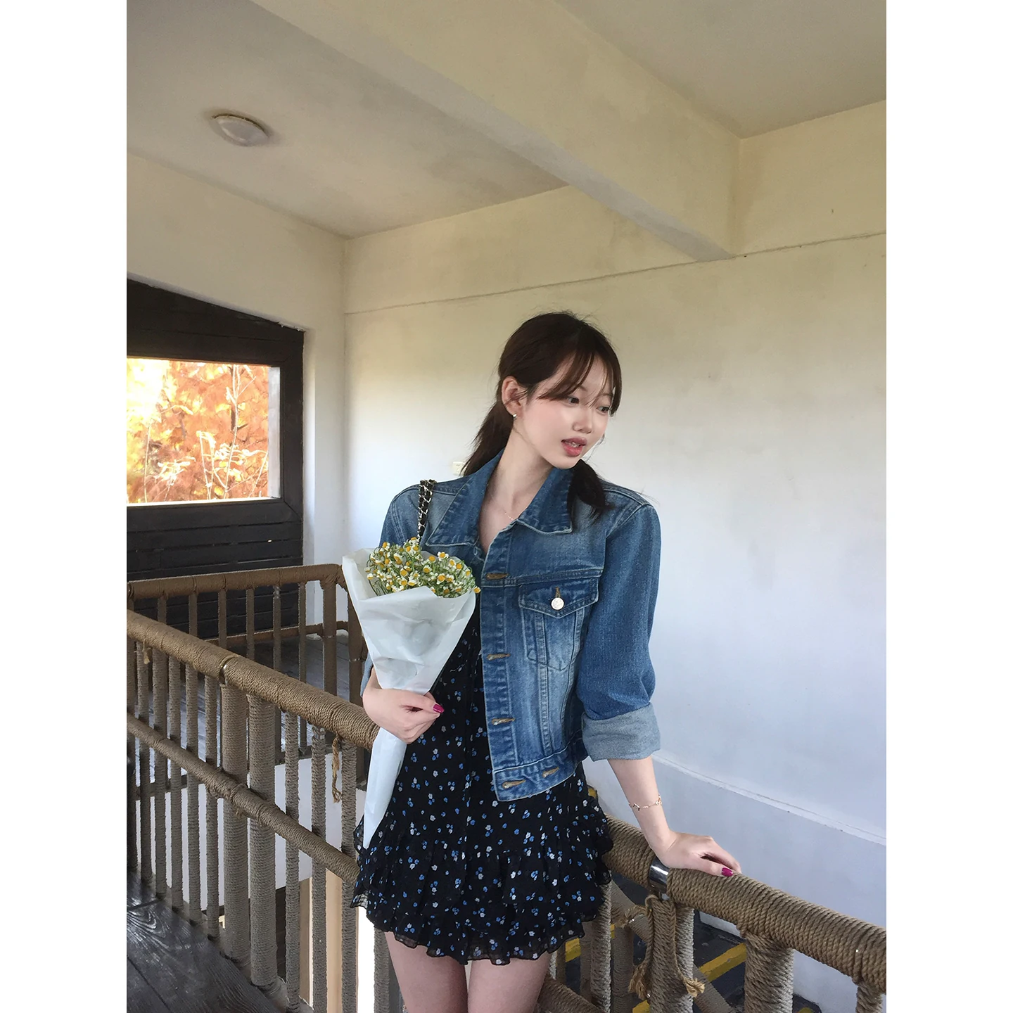 Wildberry ショート デニムジャケット