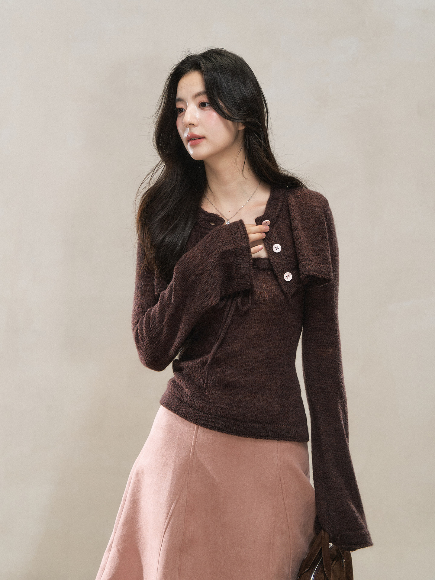 Wildberry ショートカーディガン＆ベアトップセット