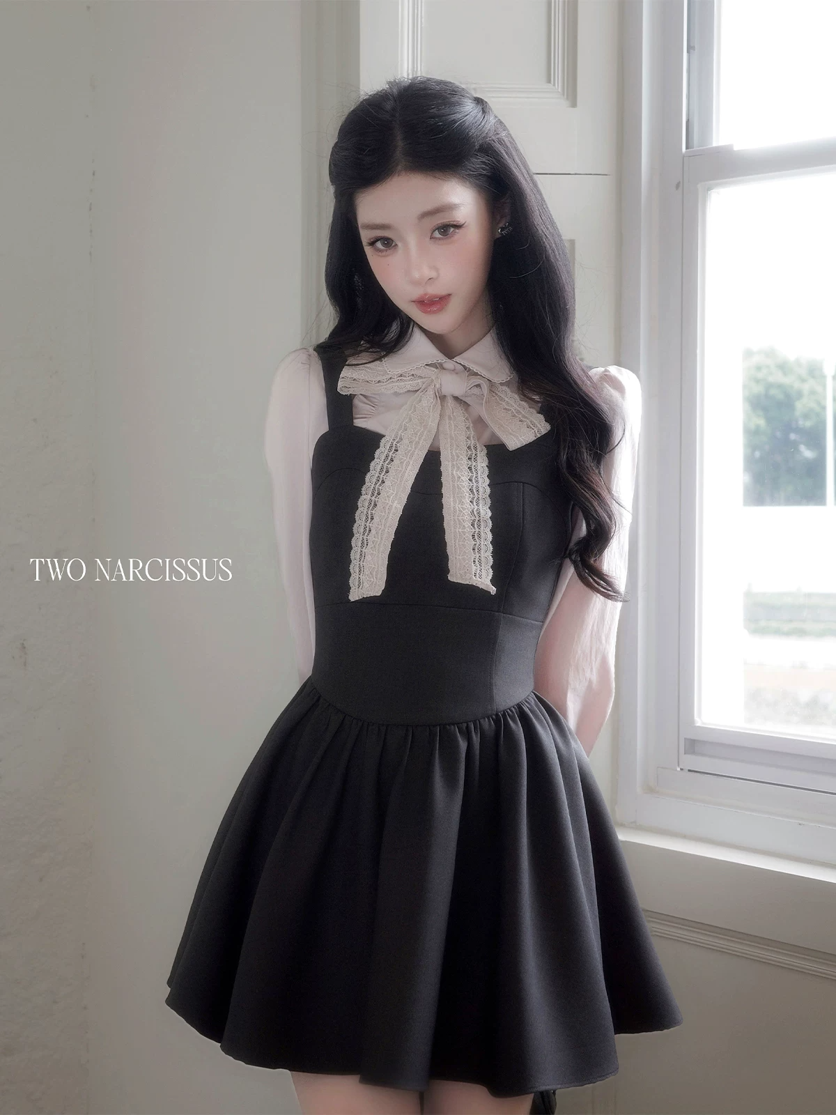 Two Narcissus リボン ワンピース・シャツ