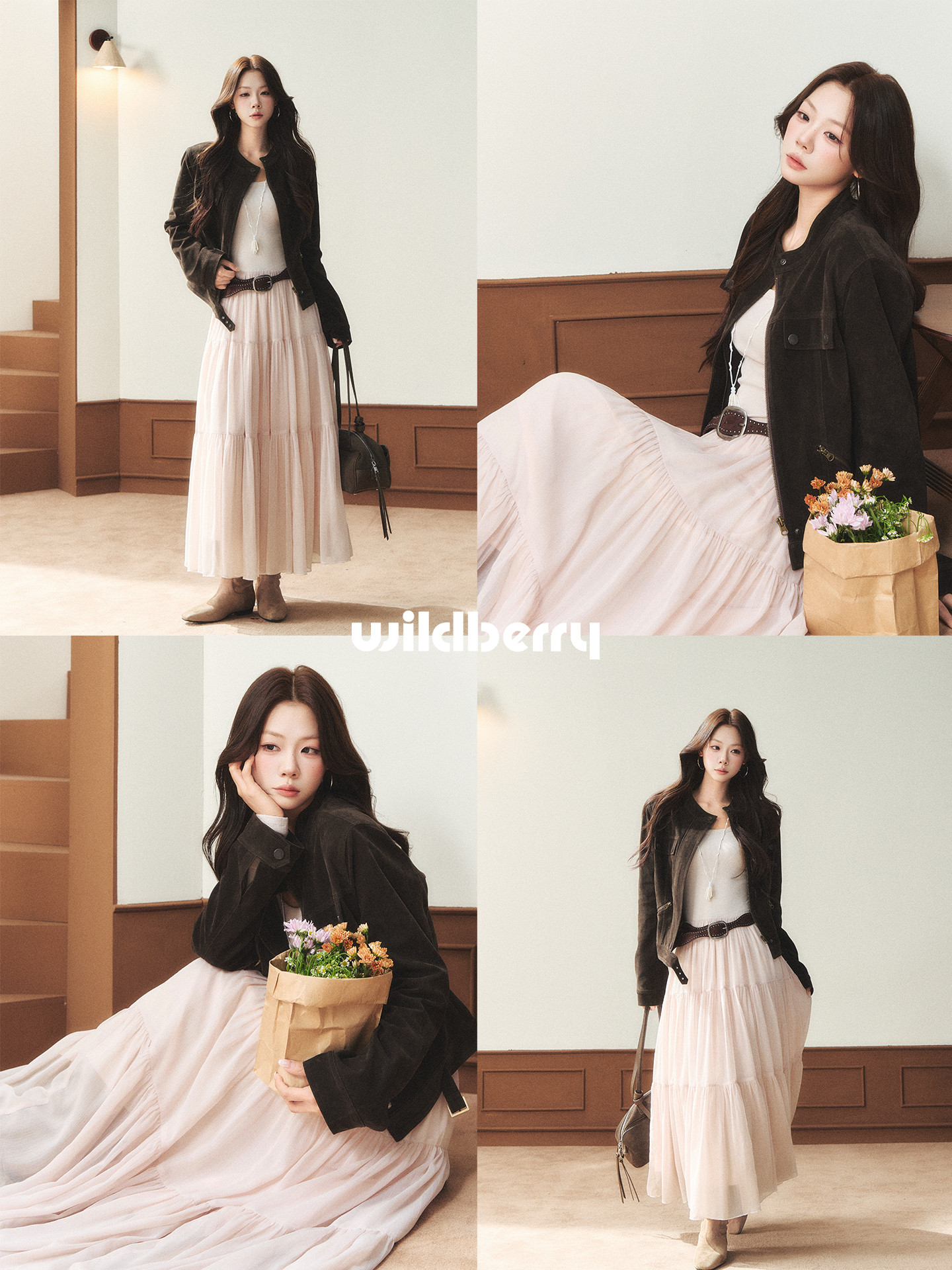 Wildberry ブラウン ショートジャケット