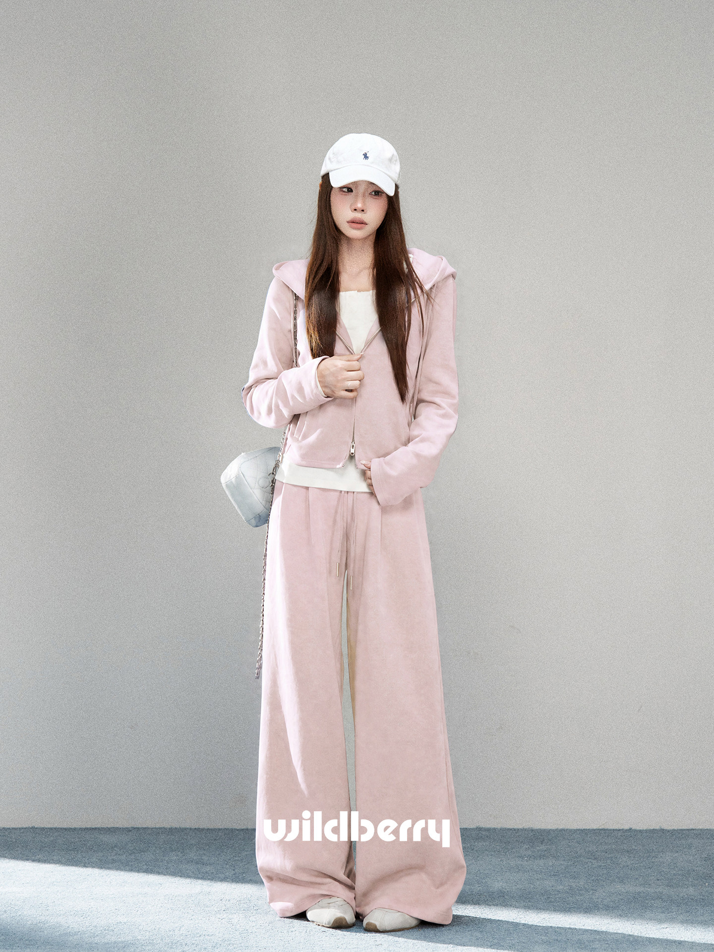 Wildberry ジップパーカー・ワイドパンツ・長袖Tシャツ
