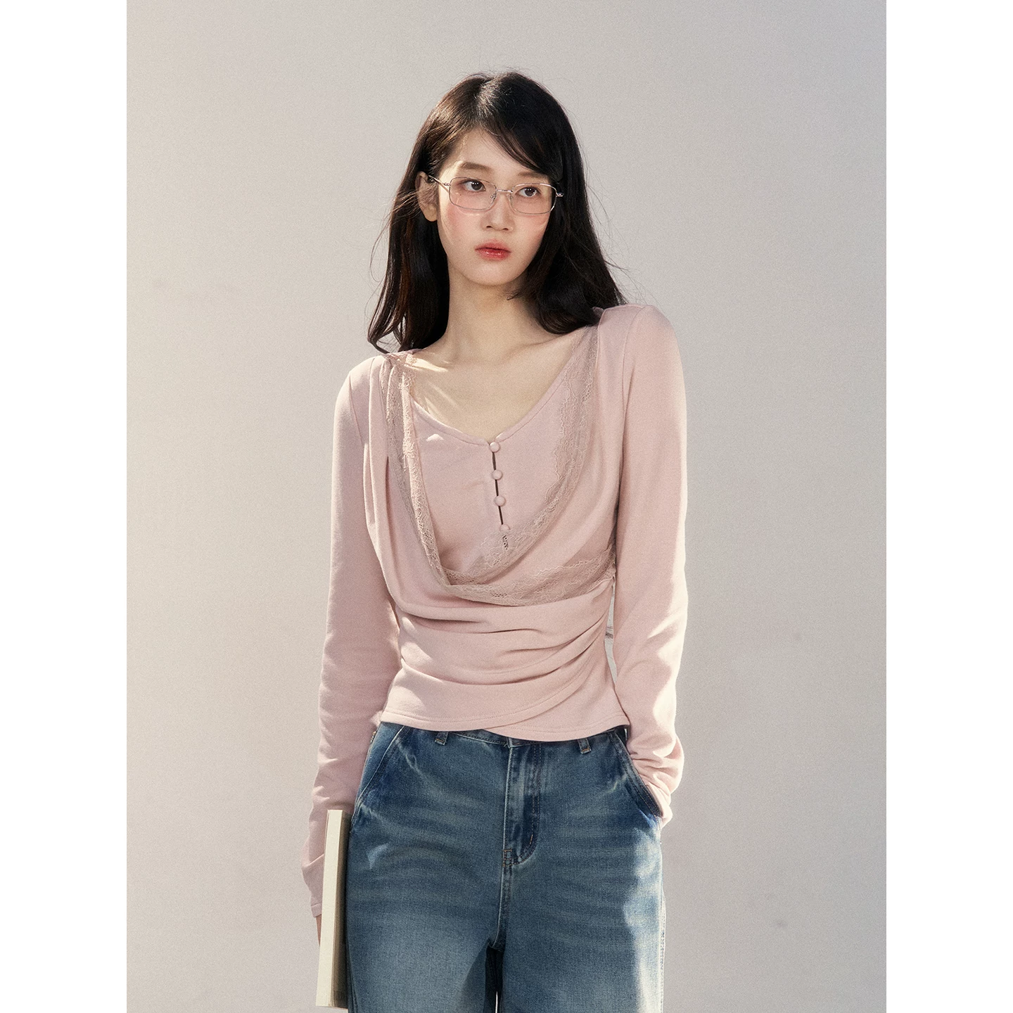 Wildberry デザイン ニットトップス