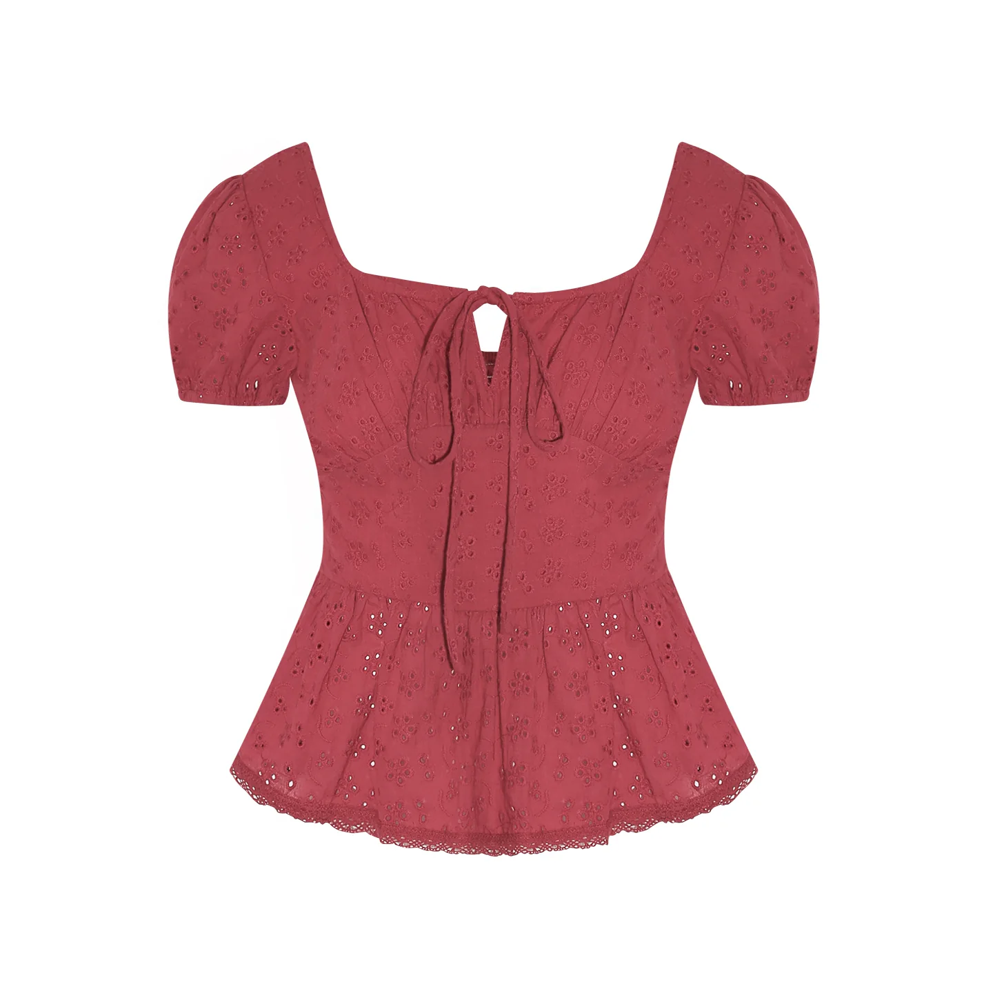 Wildberry レッド 半袖シャツ