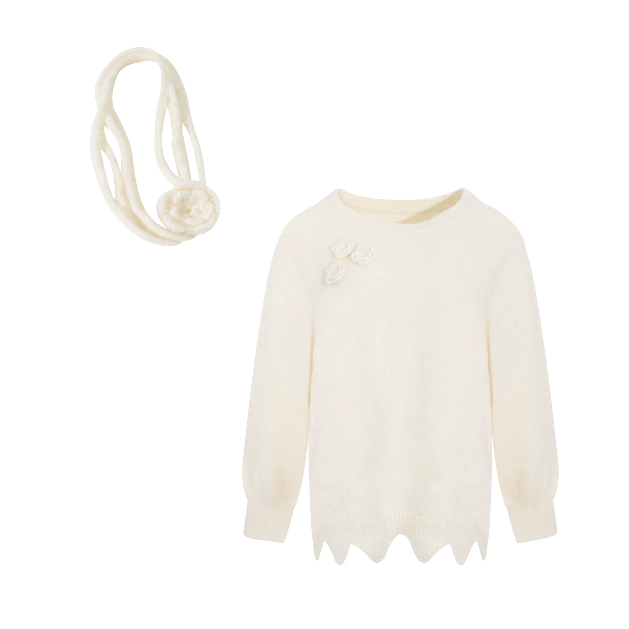 Wildberry アシンメトリー ワンショルダーニット