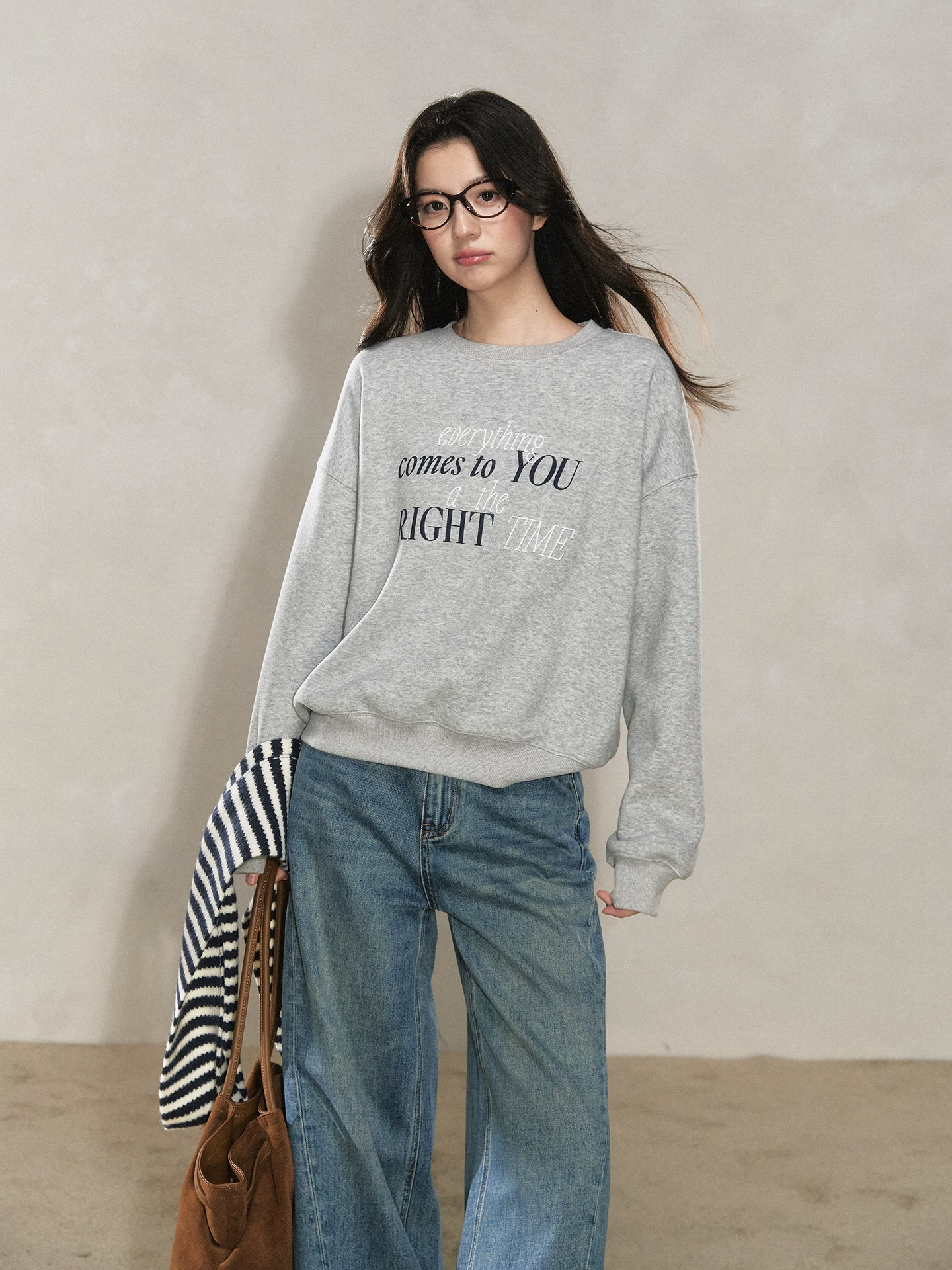 Wildberry クルーネック プルオーバースウェット