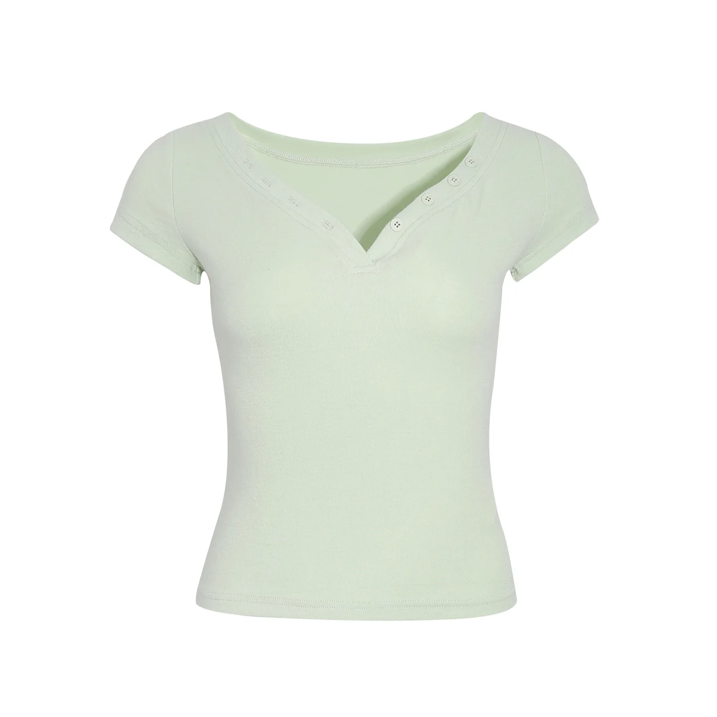 Wildberry Vネック 半袖Tシャツ