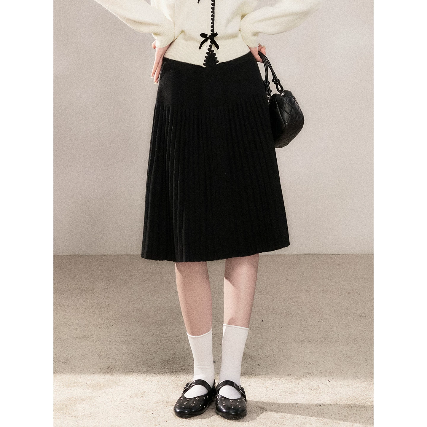 Wildberry Aライン プリーツミニスカート
