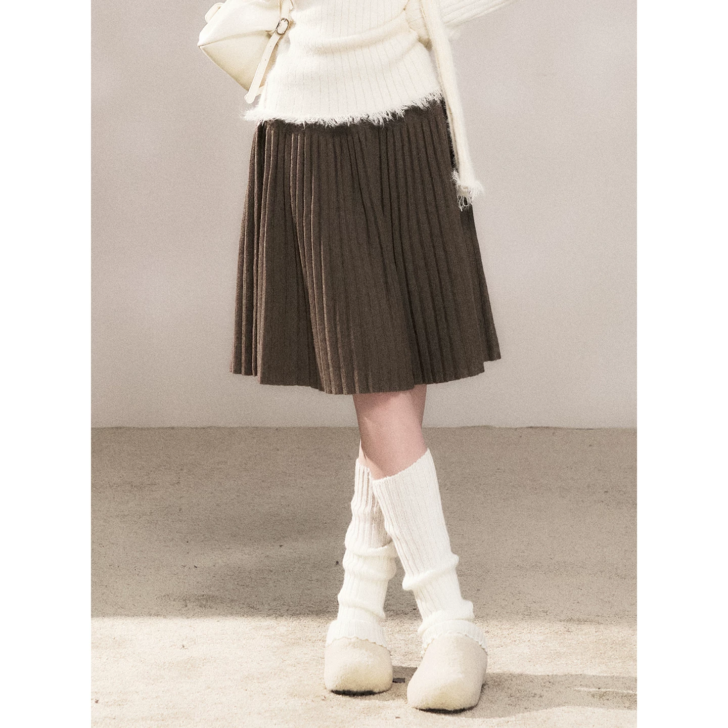 Wildberry Aライン プリーツミニスカート