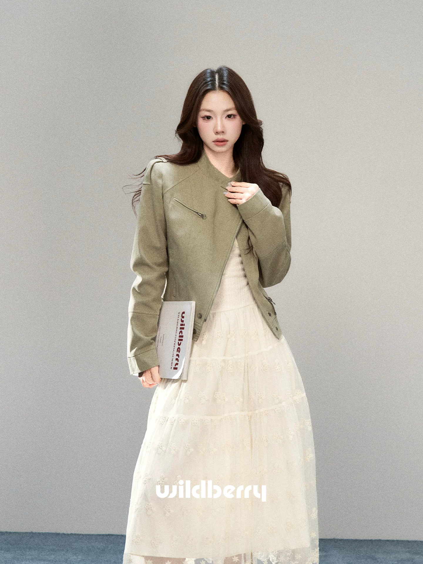 Wildberry ライダース風 ショートジャケット