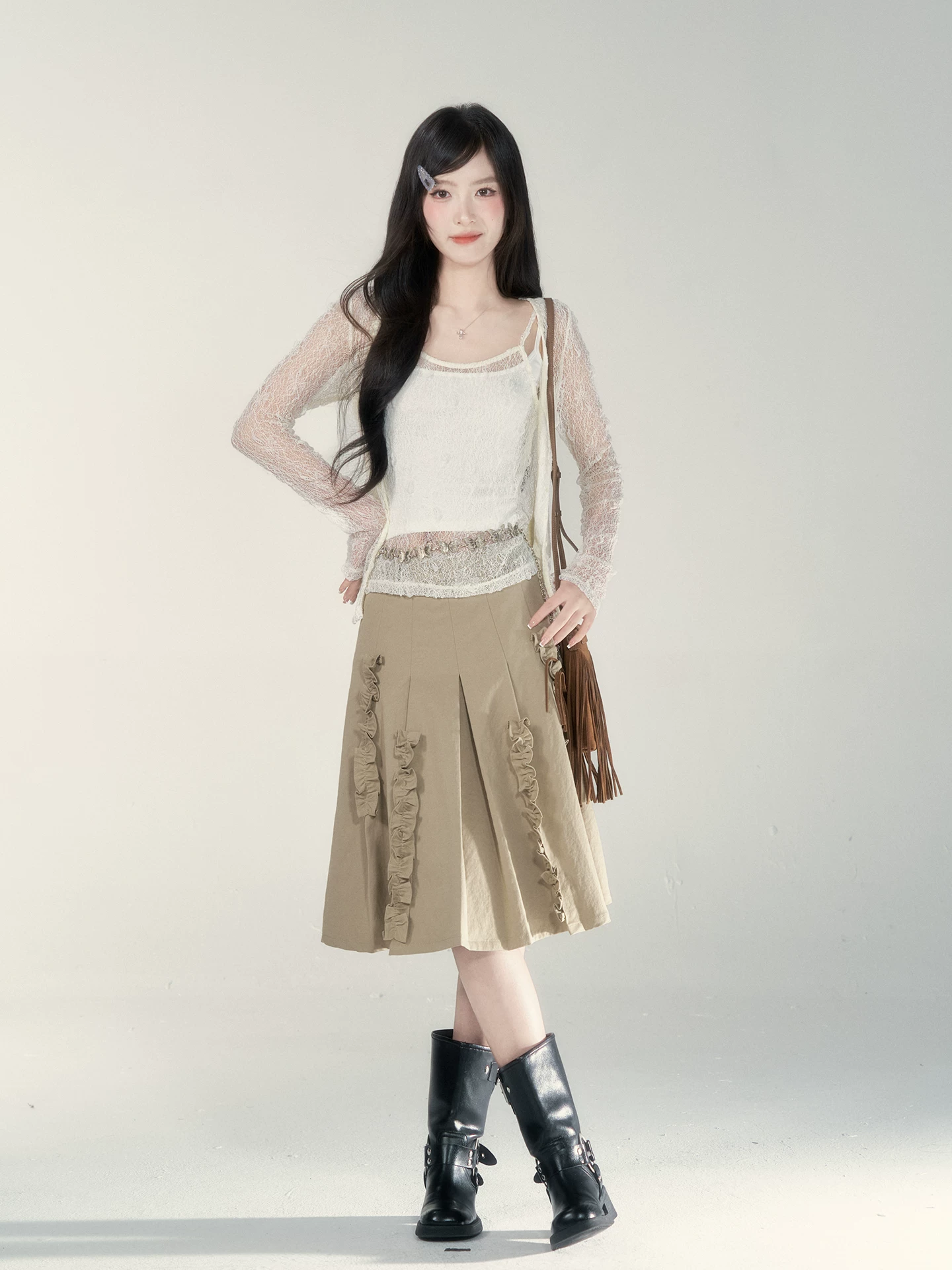 Wildberry レースデザイン ブラウス