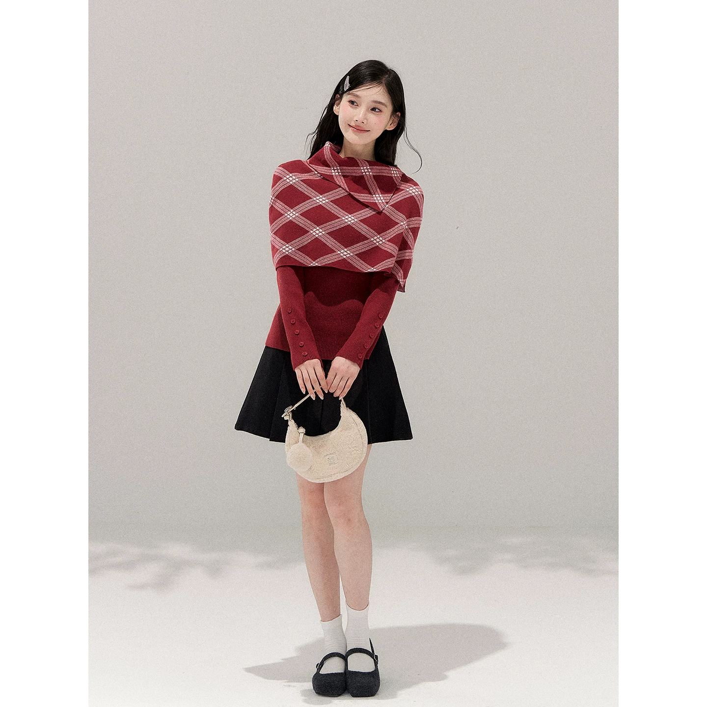 Wildberry Aライン プリーツミニスカート