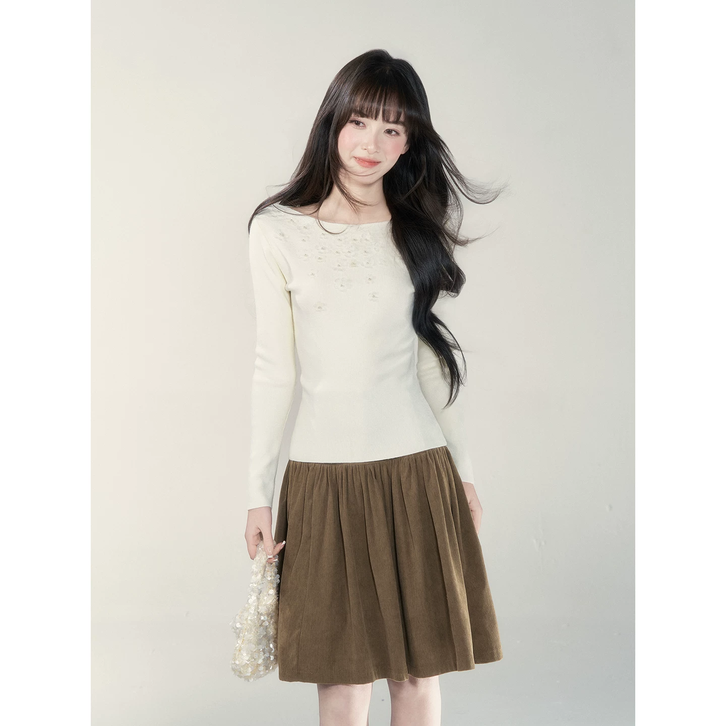 Wildberry クルーネック 長袖ニット