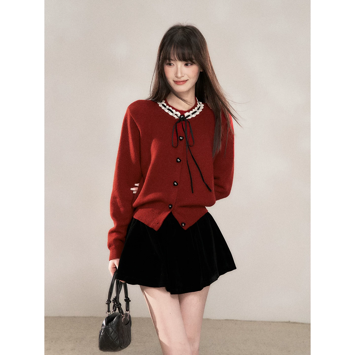 Wildberry Aライン ハイウエストミニスカート
