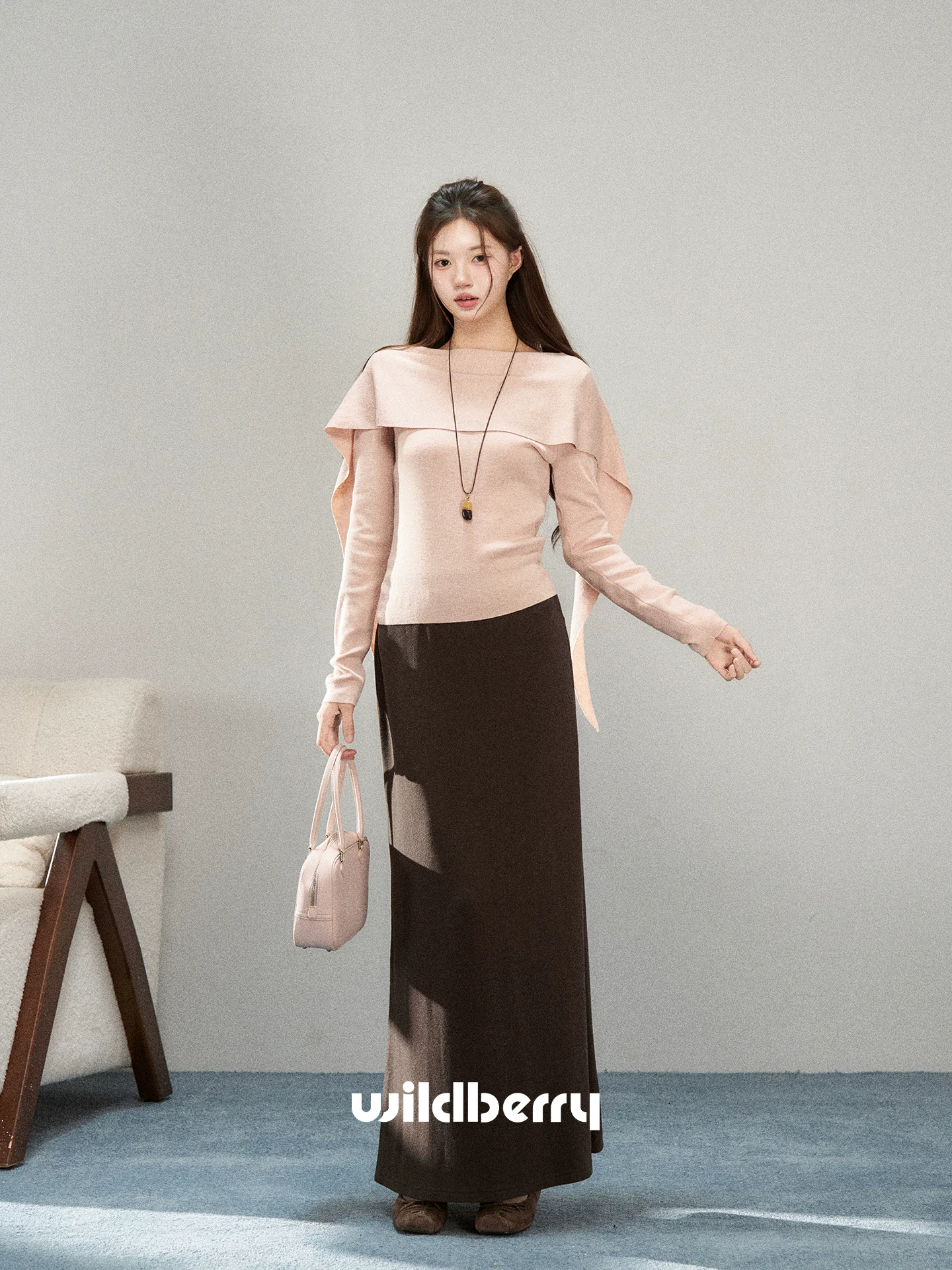 Wildberry レトロ Aラインロングスカート
