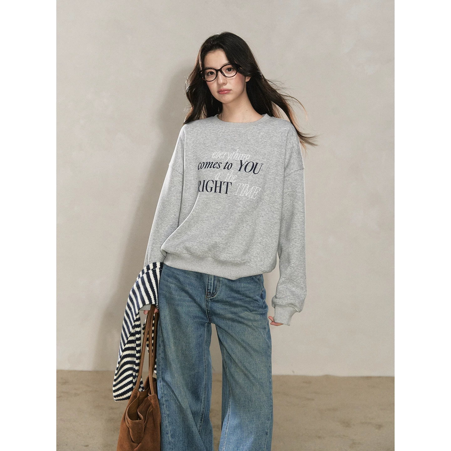 Wildberry クルーネック プルオーバースウェット