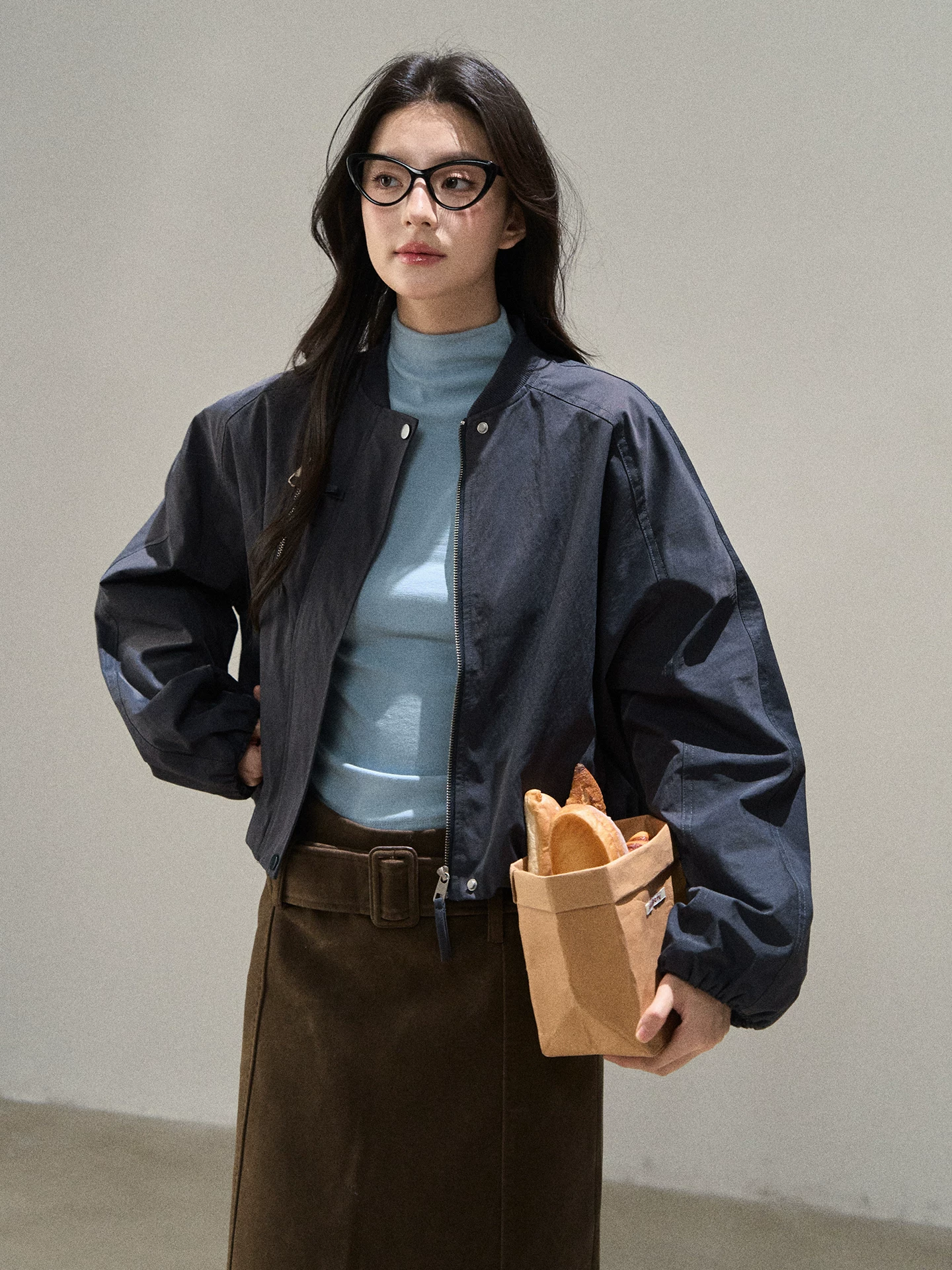 Wildberry シンプル ショートジャケット