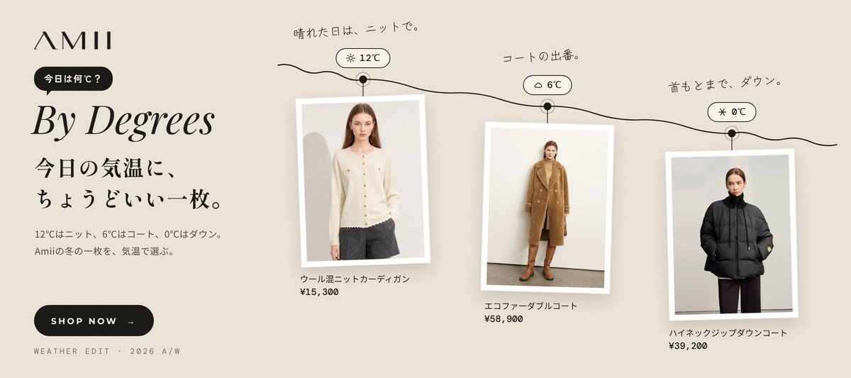 Amii の特集